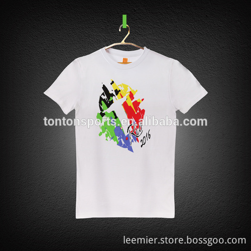 2016 latest style 100% cotton t-shirts manufacturers